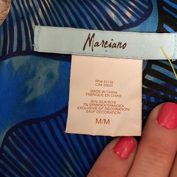 Marciano beaded silk halter dress - Picture 3 of 10